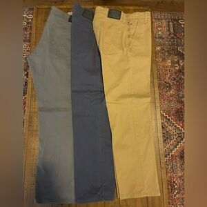 Men’s Levi’s Signature-Athletic Fit Pants- Blue, Gray, Tan